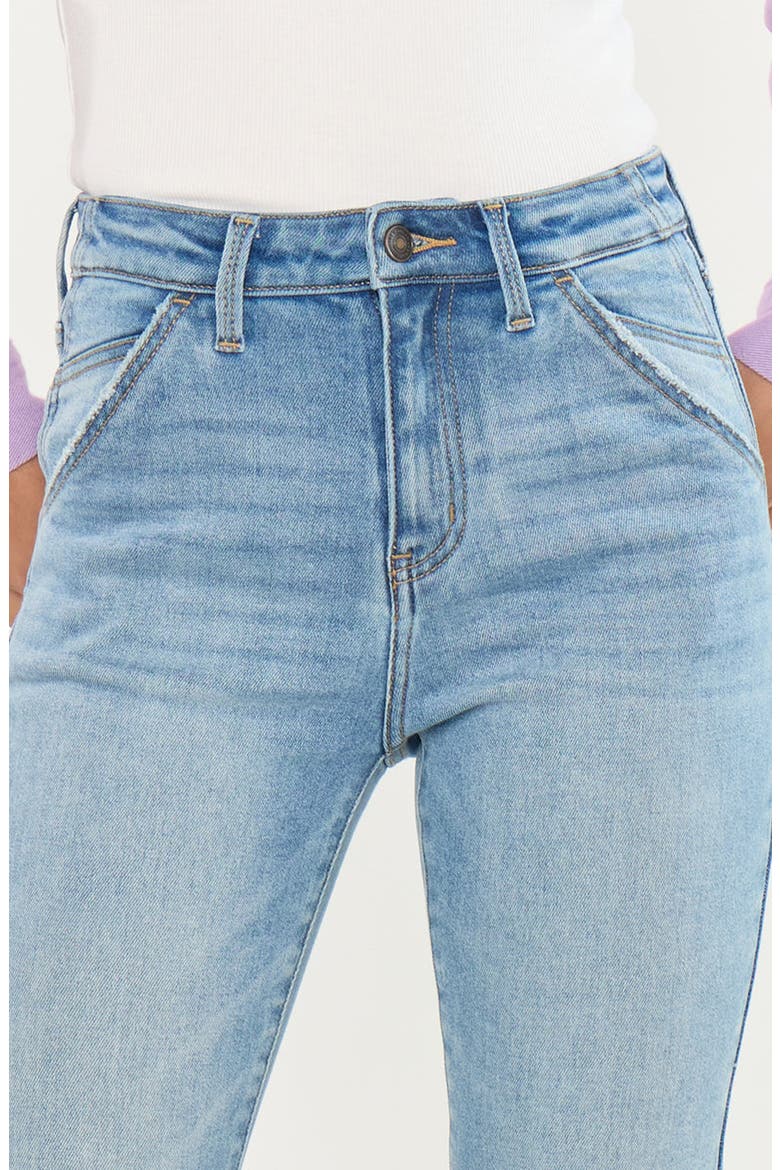 Aimmes High Rise Flare Stretch Jeans, Alternate, color, Medium Wash