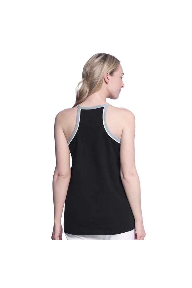 Women's G-III 4Her by Carl Banks Black Los Angeles Kings Curveball Racerback Tank Top, Alternate, color, Black