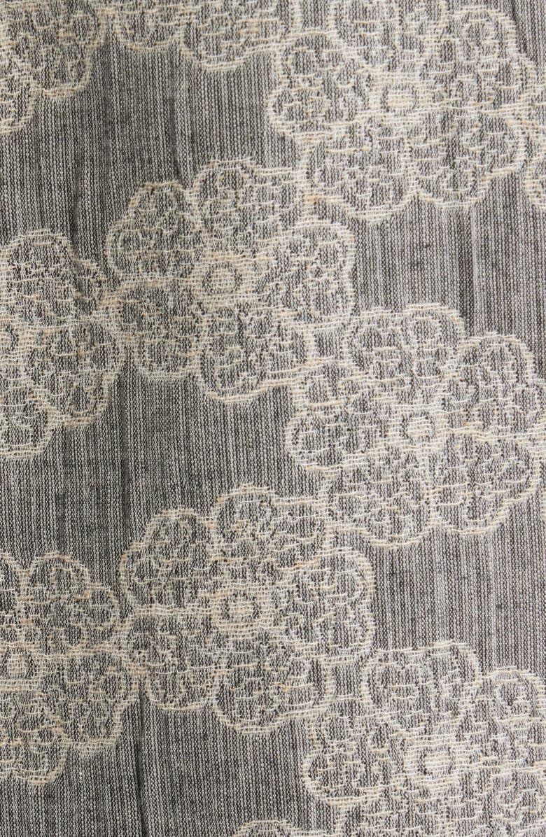 RIZORT Trevor Floral Cotton Blend Button-Up Shirt, Alternate, color, Grey