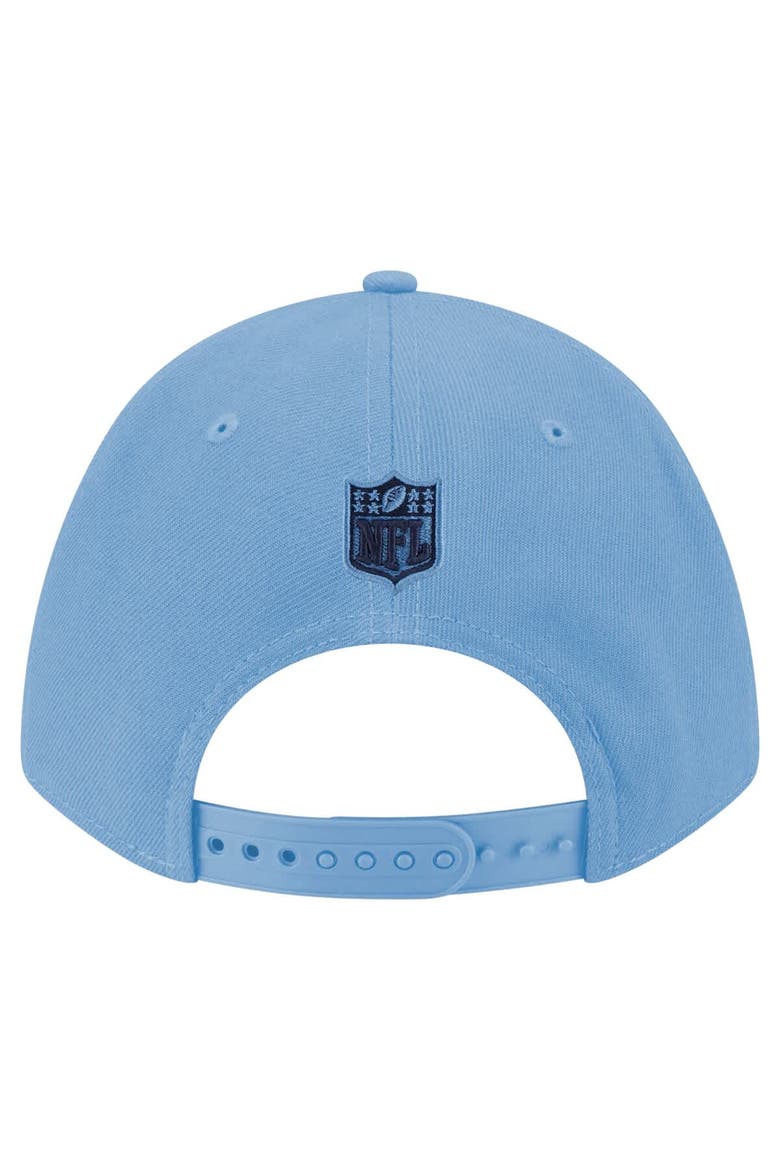 Men's New Era  Light Blue Tennessee Titans Primary Logo 9FORTY M-Crown Adjustable Hat, Alternate, color, Light Blue