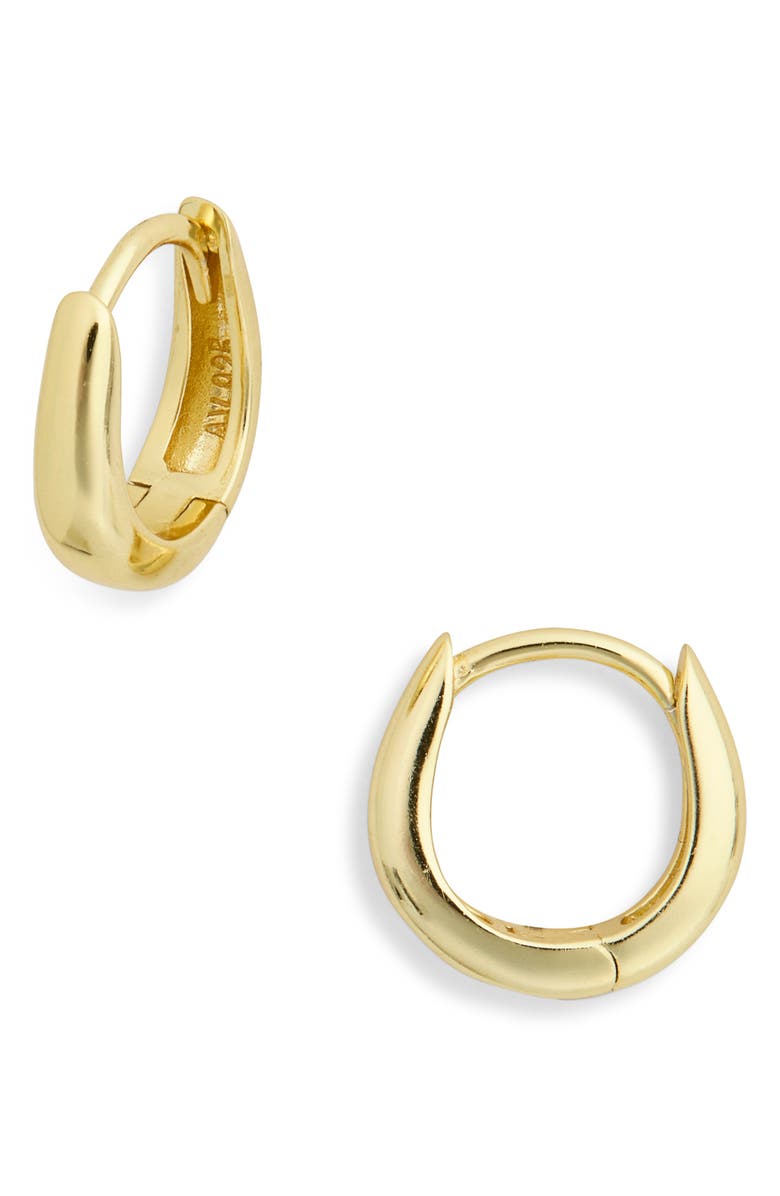 ARGENTO VIVO Mini Huggie Hoop Earrings, Main, color, Gold