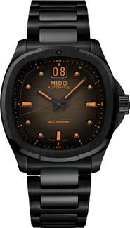 MIDO Multifort TV Big Date Automatic Bracelet Watch, 39.2mm x 40mm