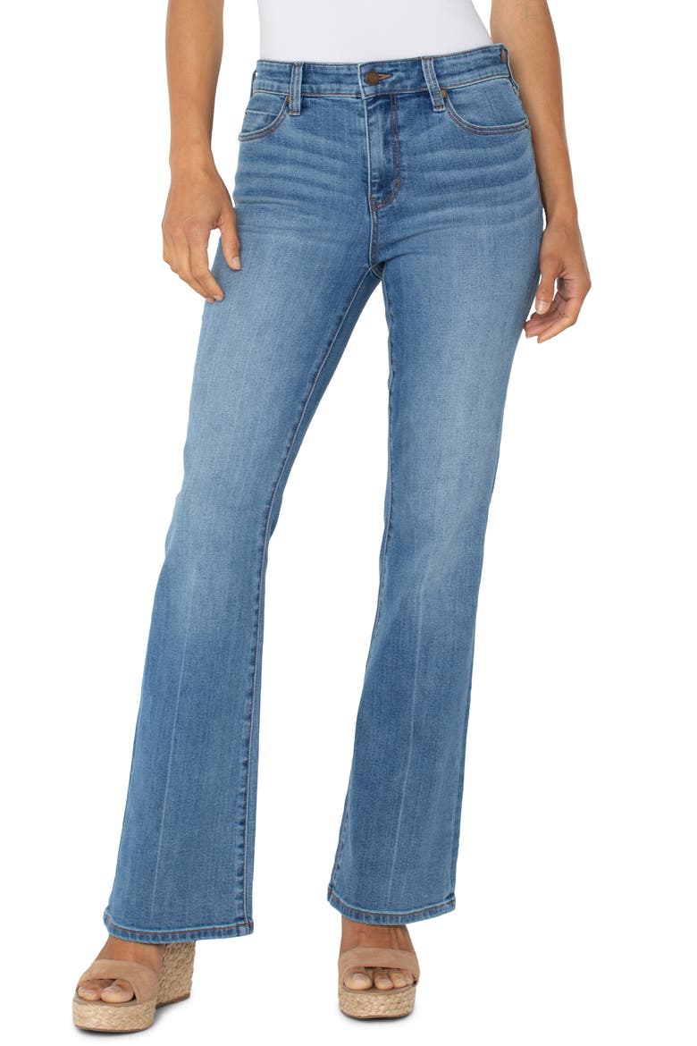 Lucy Mid Rise Bootcut Jeans, Main, color, CHAPARREL