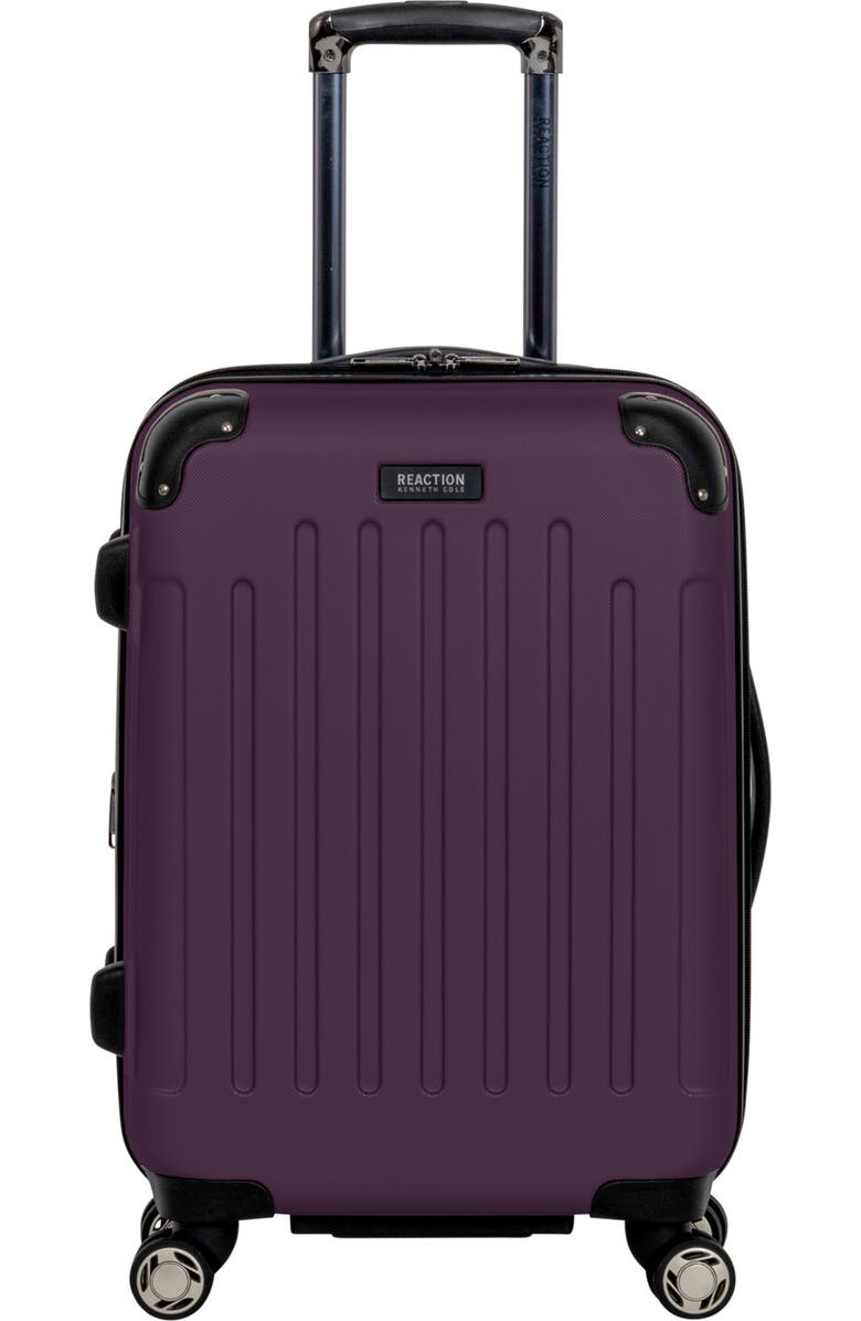 Kenneth Cole Renegade 20-Inch Carry-On Hardside Luggage, Main, color, Midnight Plum