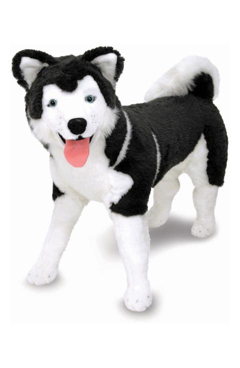 Oversize Plush Husky Dog