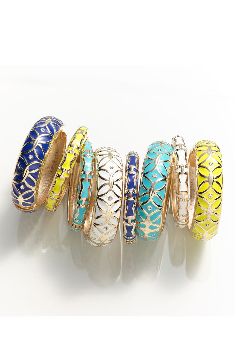 Sequin 'Brights' Small Enamel Bangle, Alternate, color, 