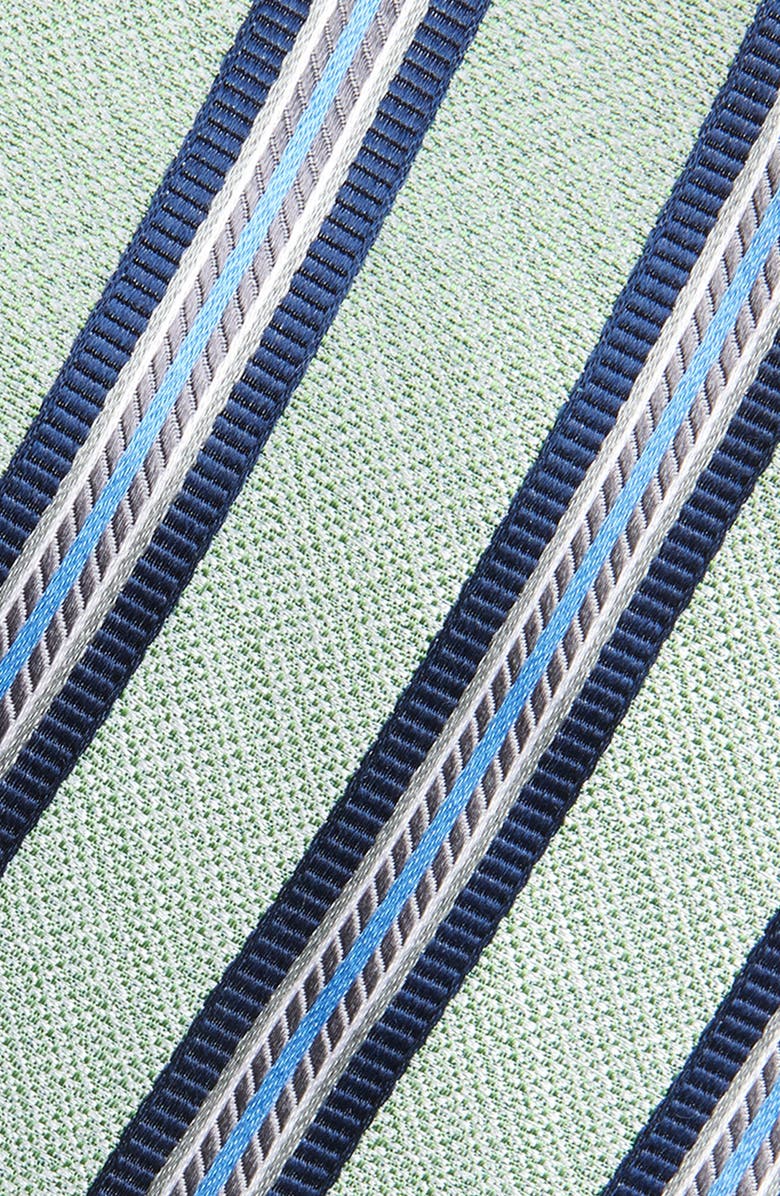 Nordstrom Stripe Silk Tie, Alternate, color, Green