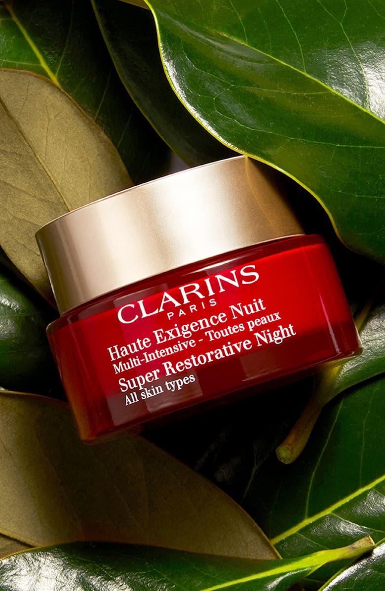 Clarins Super Restorative Night Wear Cream, Alternate, color, 