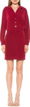 Alexia Admor Avril Velvet Shirtdress