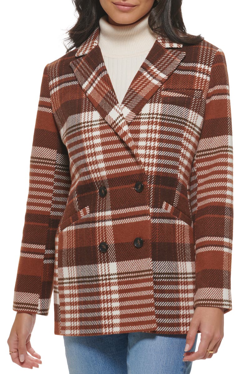 Levi's<sup>®</sup> Double Breasted Wool Blend Blazer, Main, color, 