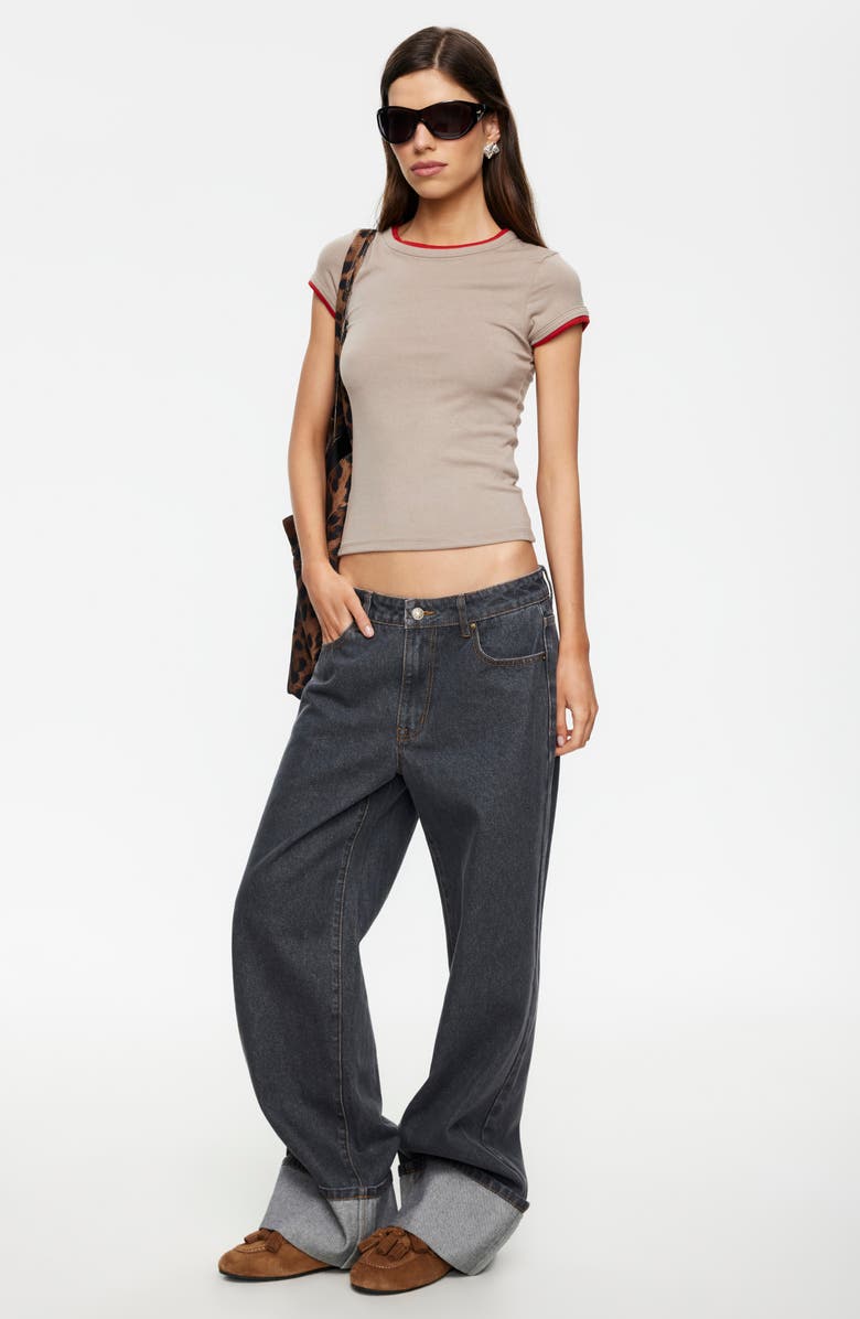 LIONESS Capo Crop Top, Alternate, color, Sand