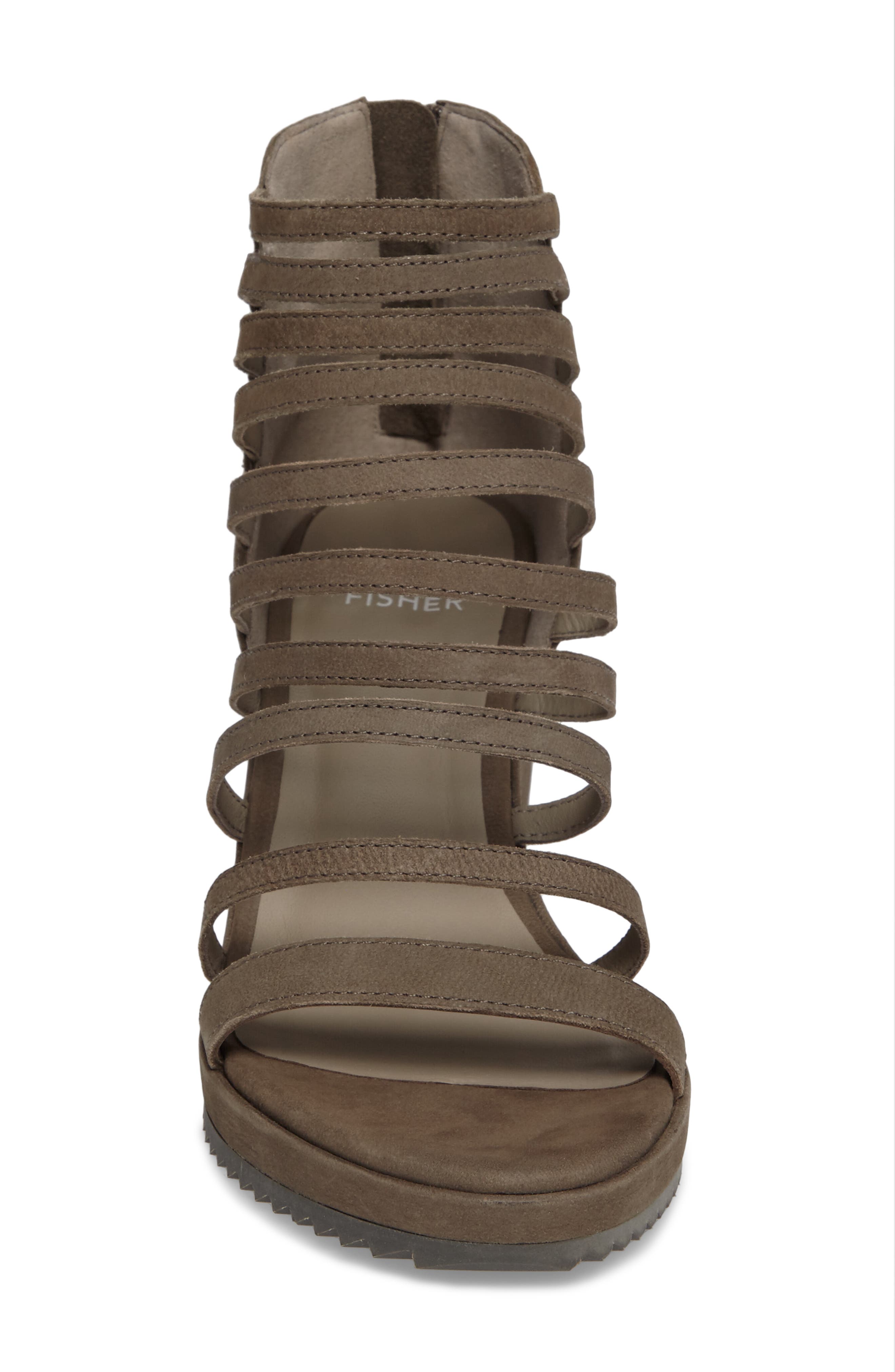 Eileen Fisher Milly Strappy Wedge Sandal, Alternate, color, 