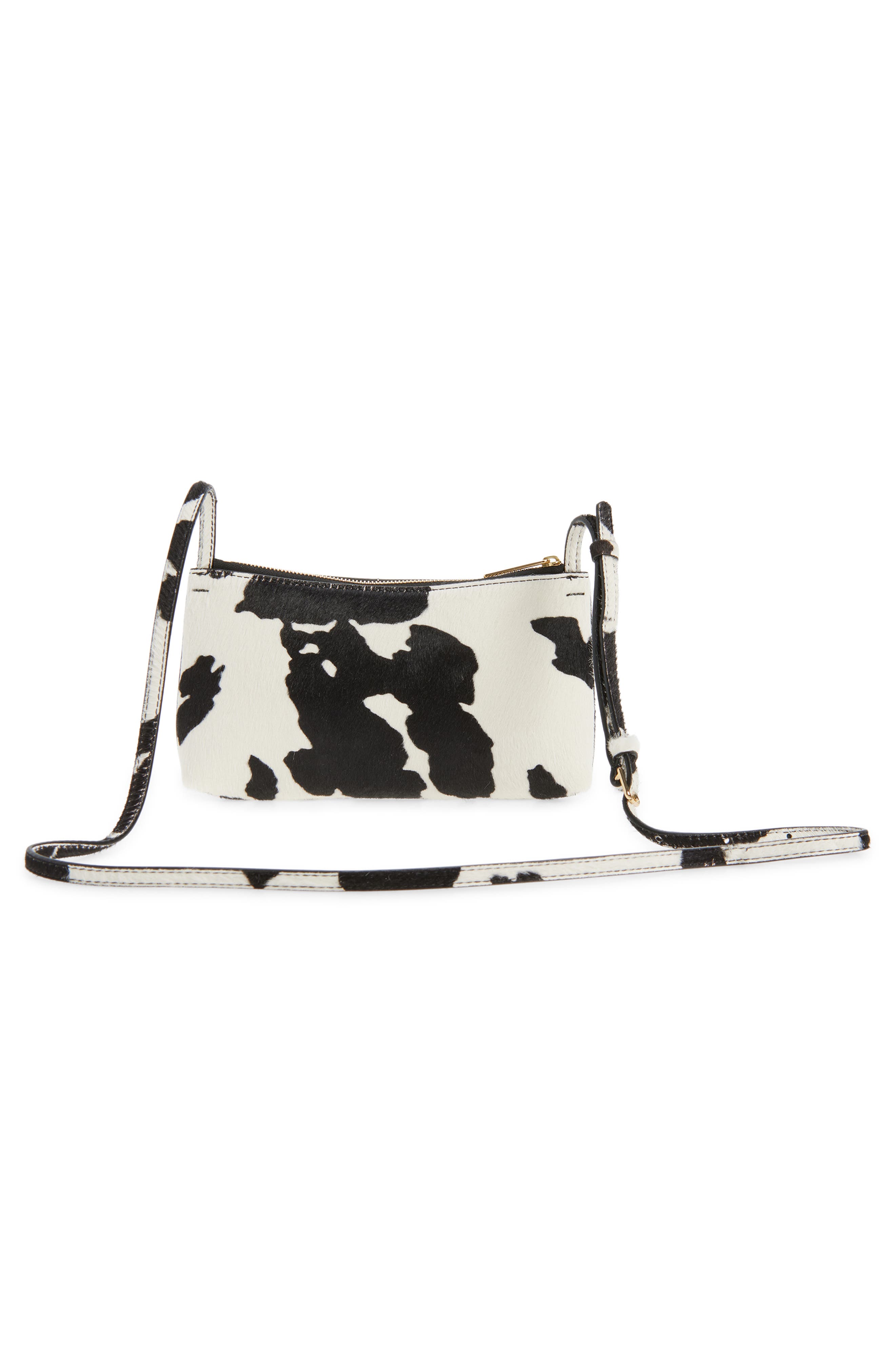 Mansur Gavriel Mini Gaia Crossbody Bag, Alternate, color, Printed Pony Hair