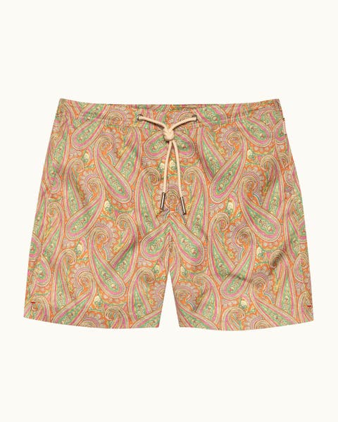 Bulldog Drawcord Carnival Mid Length Tailored Swim Shorts