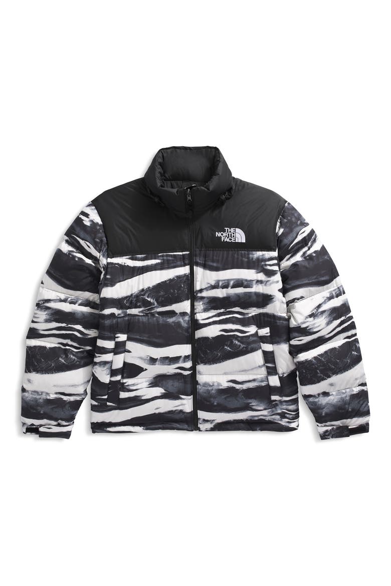 1996 Retro Nuptse 700 Fill Power Down Jacket, Alternate, color, BLACK EDGE OF LIGHT PRINT