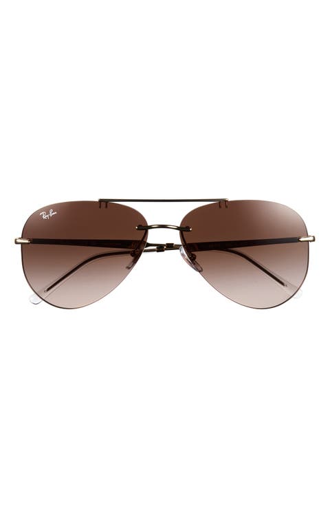 Gender Inclusive RB3791 62mm Gradient Oversize Aviator Sunglasses