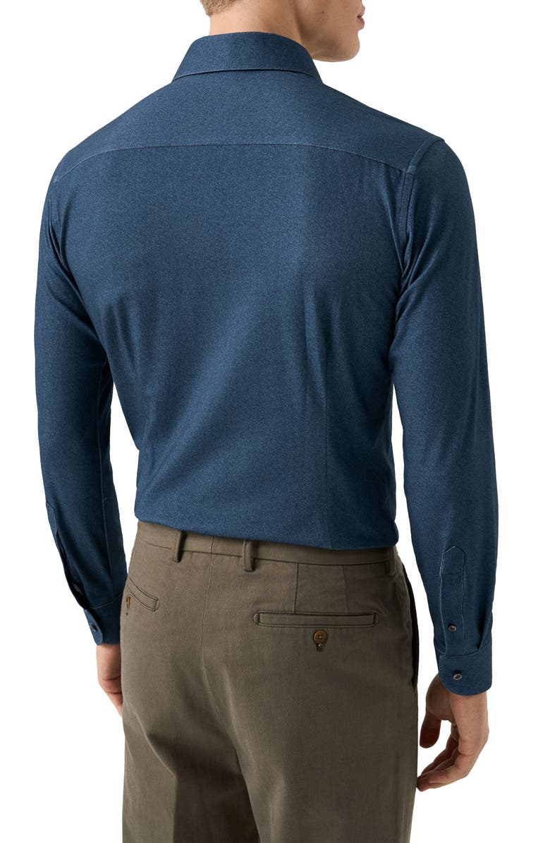 Eton Slim Fit 4Flex Fit Stretch Jersey Dress Shirt, Alternate, color,