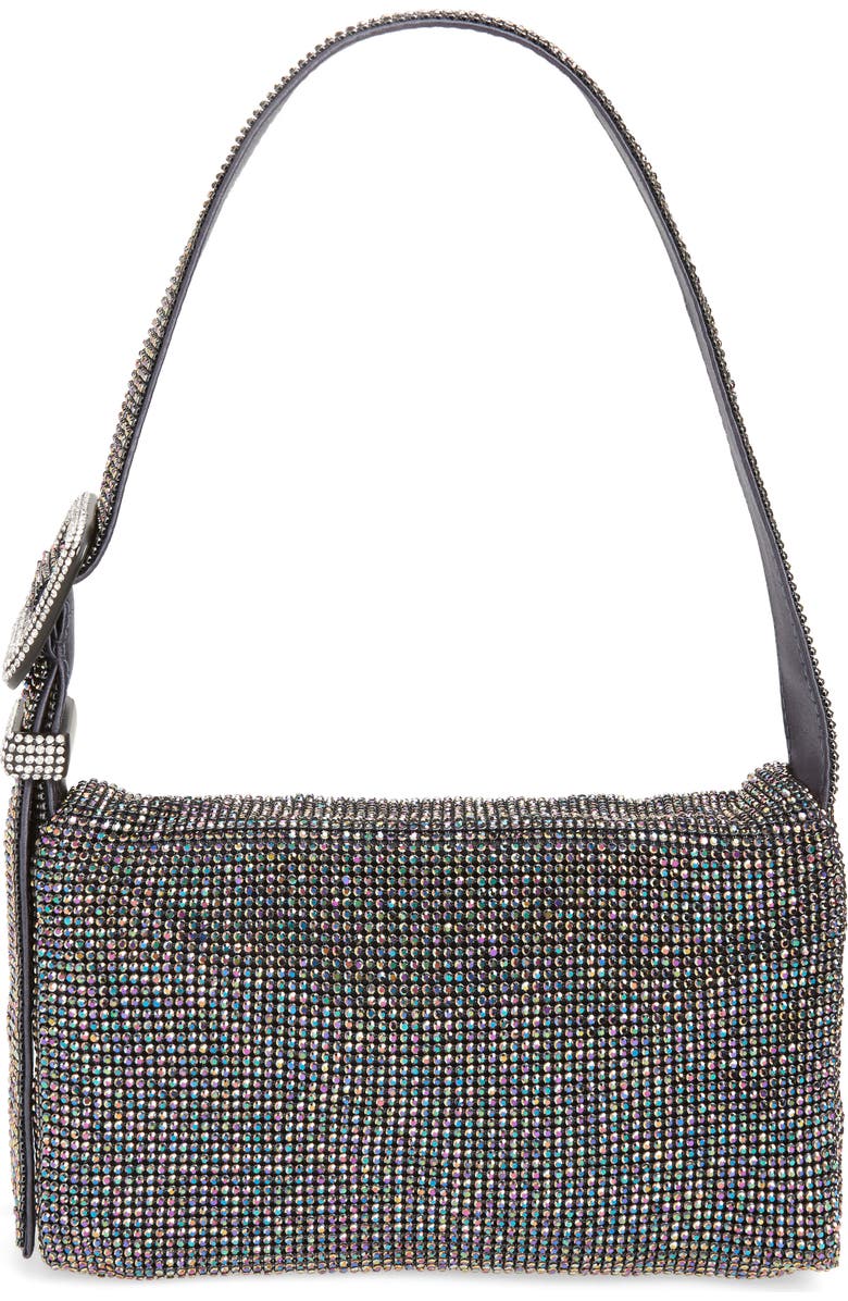 Benedetta Bruzziches Vitty La Mignon Crystal Mesh Shoulder Bag, Alternate, color,