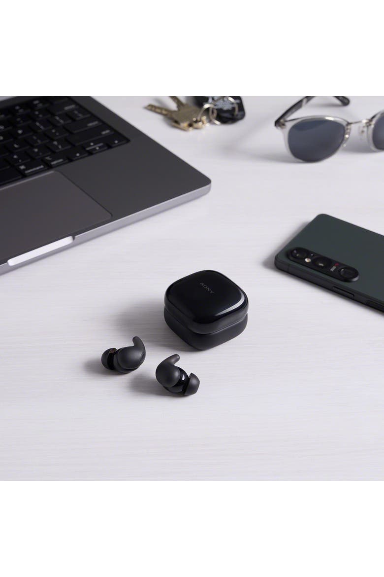 Linkbuds Fit Truly Wireless Noise Cancelling Earbuds, Alternate, color, Black