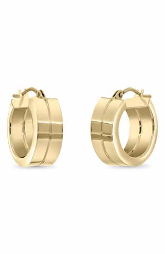 14k Gold Huggie Earrings