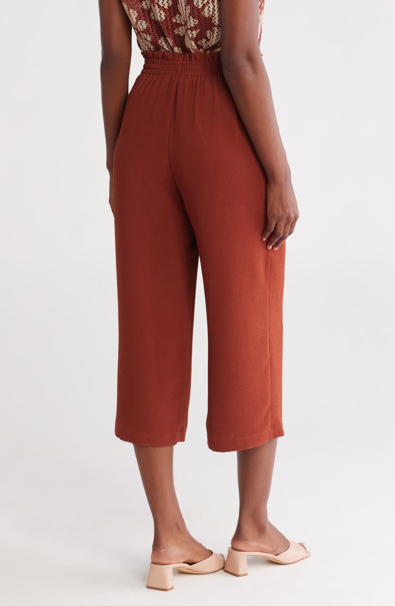 DR2 by Daniel Rainn Crop Wide Leg Pants, Alternate, color, Dark Bronze