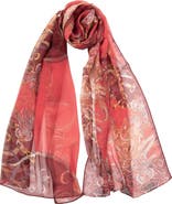 Elizabetta Alessandra - Long Sheer Silk Scarf for Women