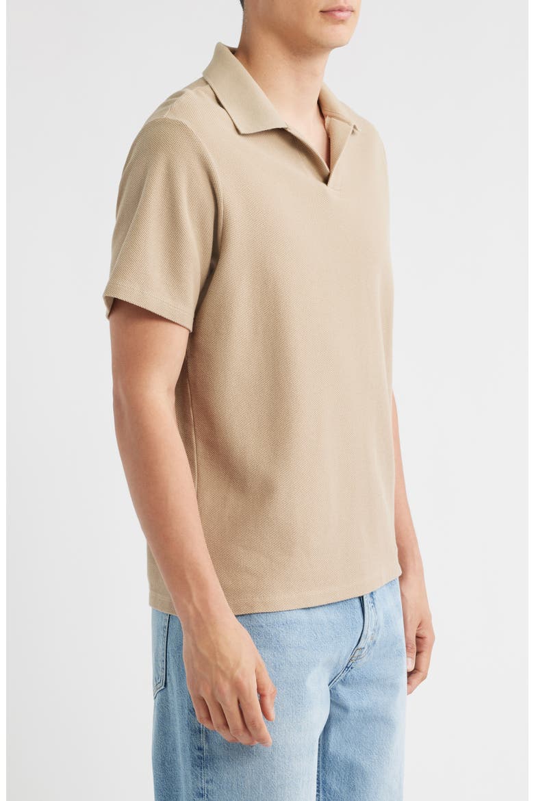 Jacquard Polo, Alternate, color, SUMMER BEIGE