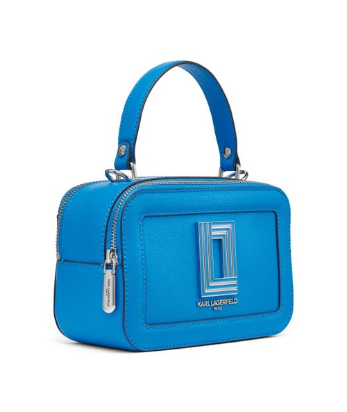 Karl Lagerfeld Paris Simone Crossbody In Pathalo Blue