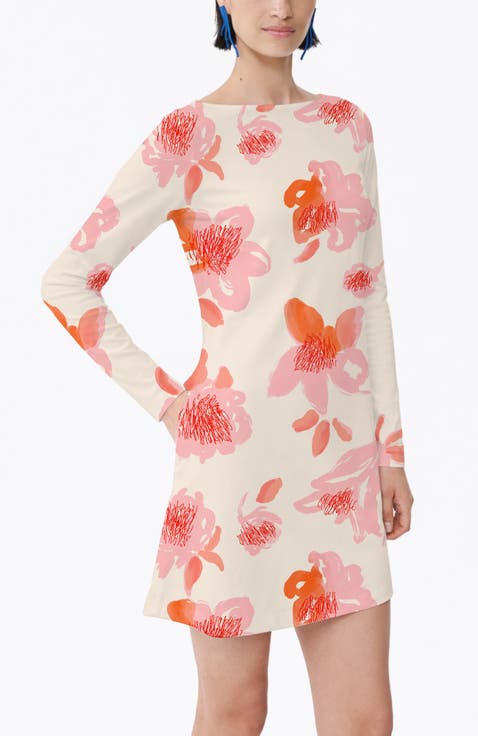 Rubi Long Sleeve Mini Cotton Dress