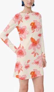 De Loreta Rubi Long Sleeve Mini Cotton Dress