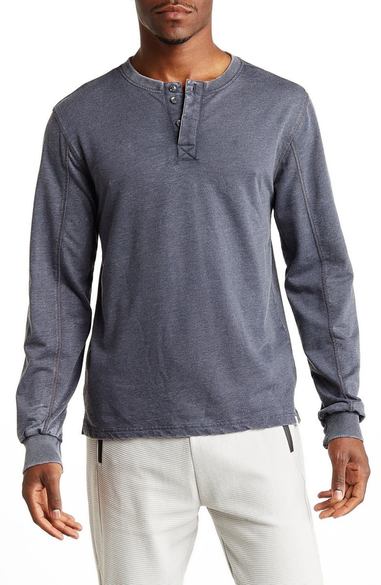 Sovereign Code Cypress Long Sleeve Henley Shirt, Main, color, 