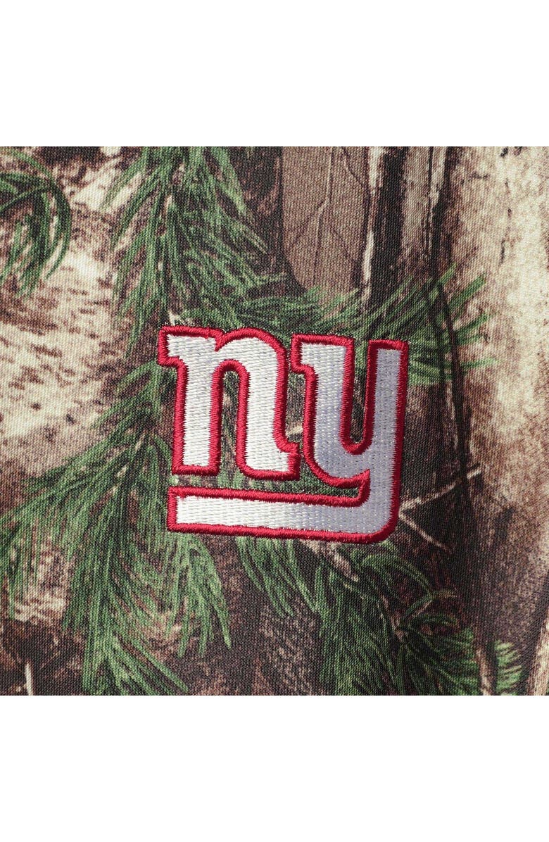 DUNBROOKE Men's Dunbrooke Realtree Camo New York Giants Trophy Tech Fleece Full-Zip Hoodie, Alternate, color, 