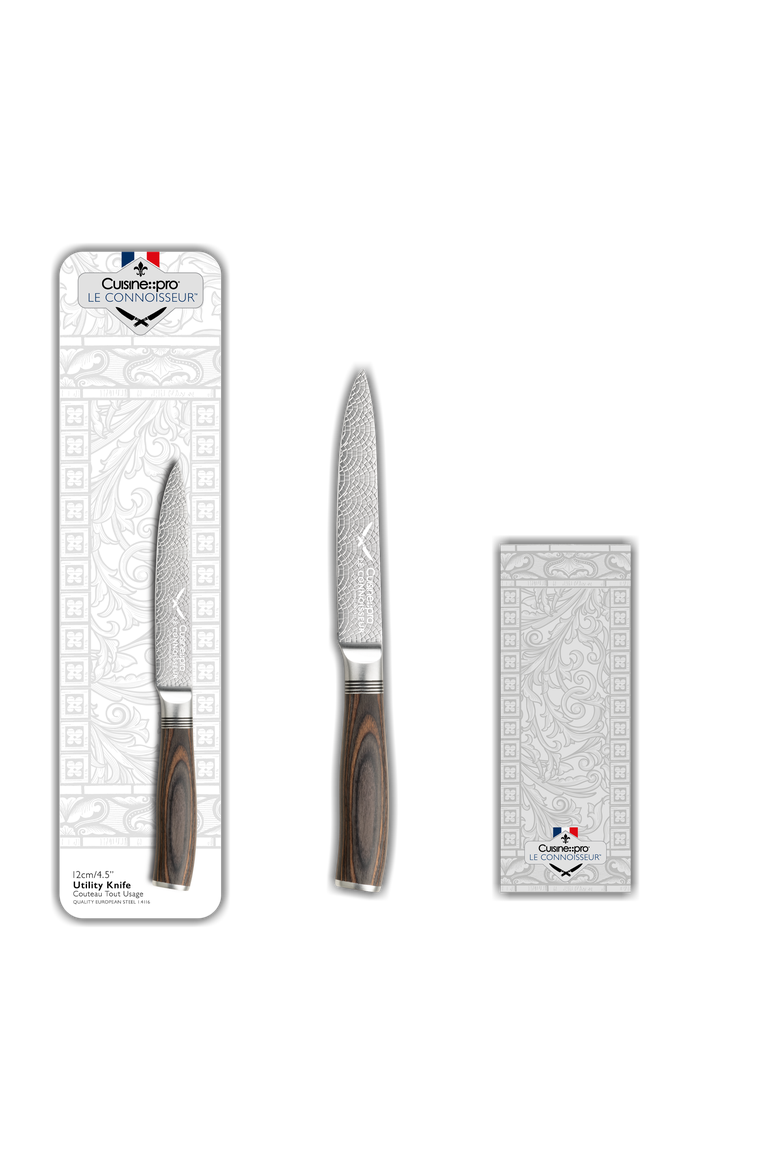 LE CONNOISSEUR™4.5in Utility Knife, Alternate, color, Silver