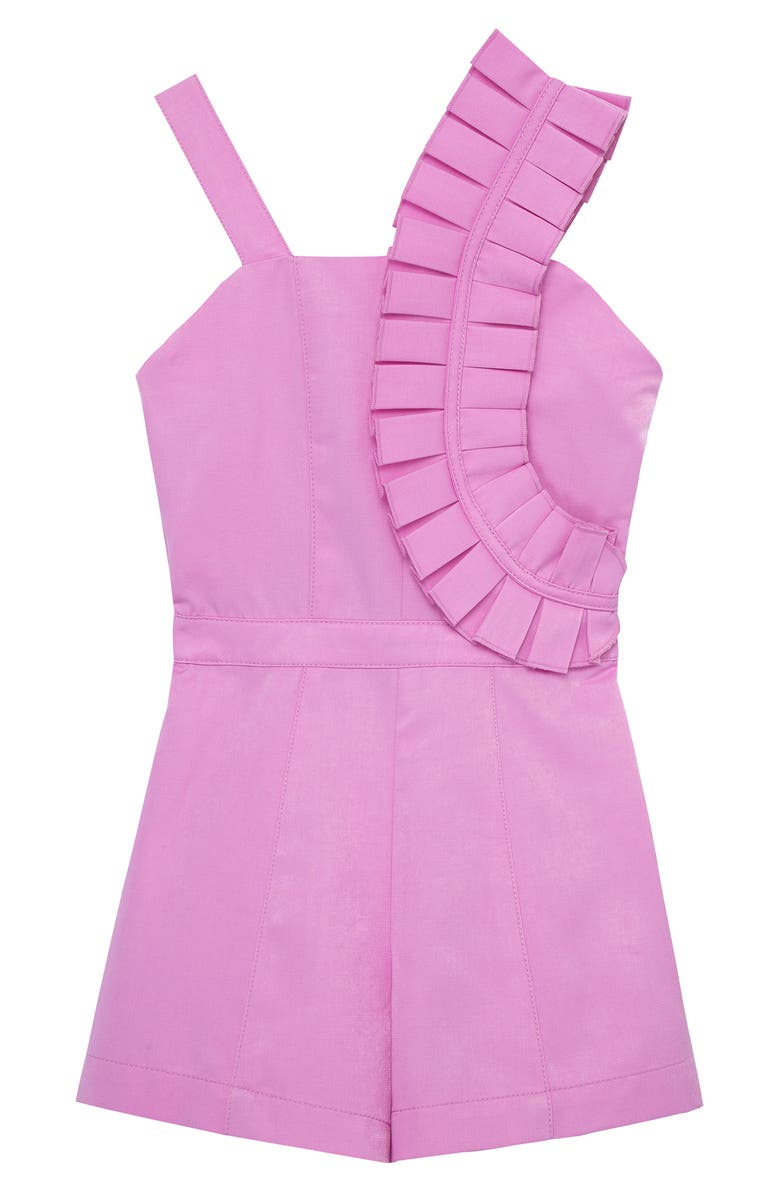 Habitual Kids Kids' Pleated Ruffle Romper, Main, color,