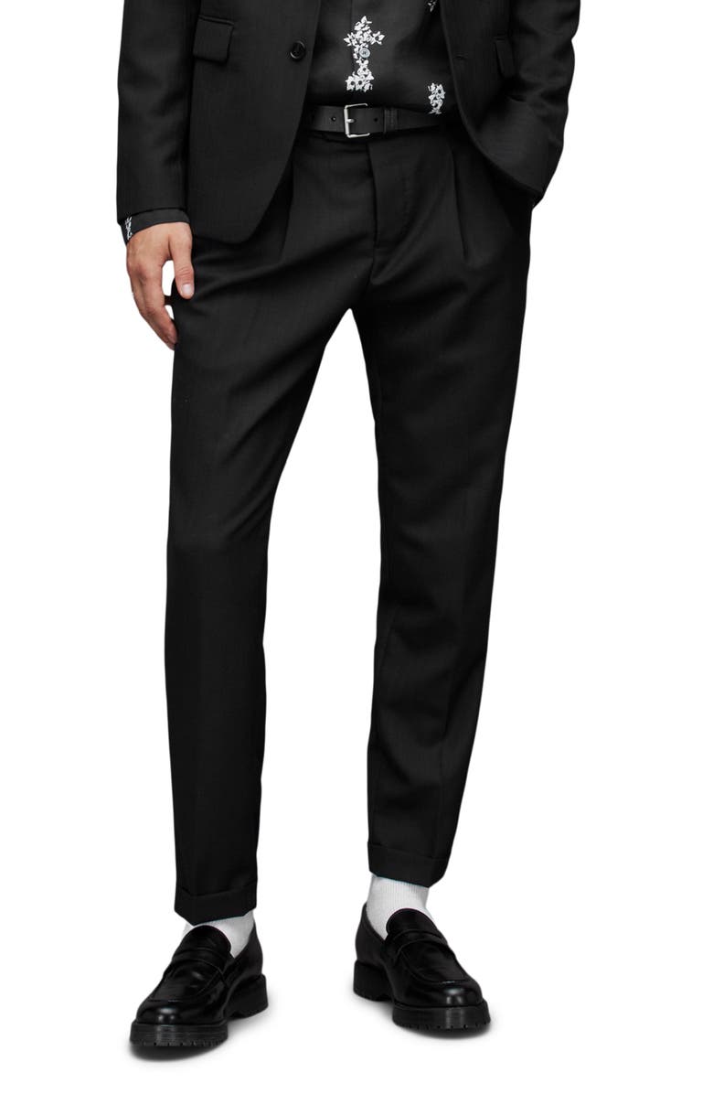 AllSaints Bane Slim Fit Pants, Main, color, 