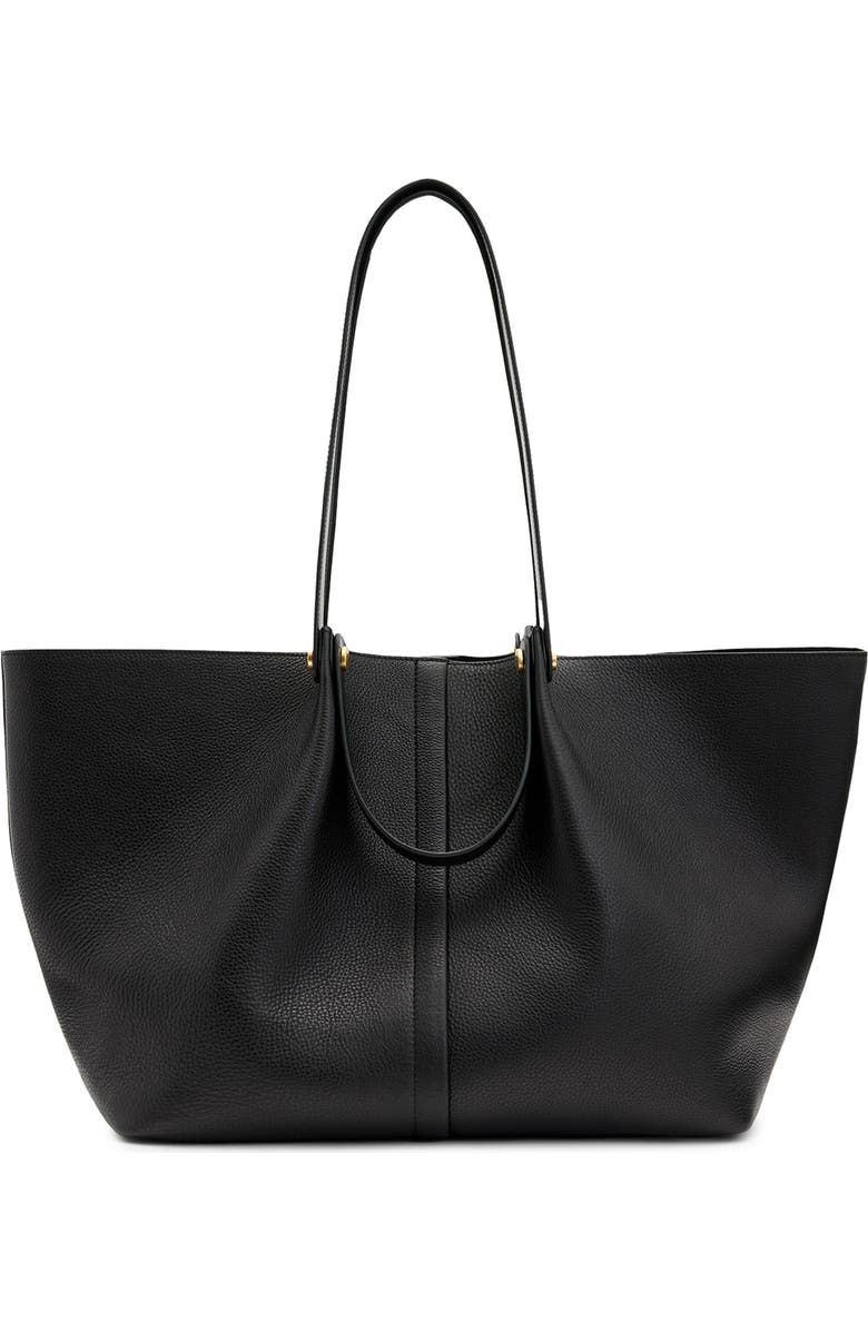 AllSaints Allington Leather Tote, Main, color,