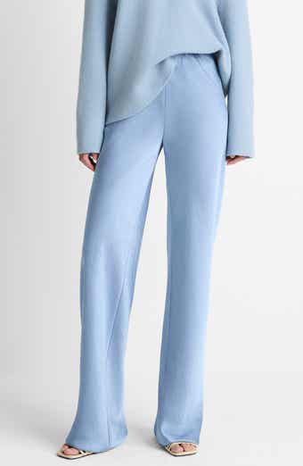 Colette High Waist Fluid Satin Bias Pants