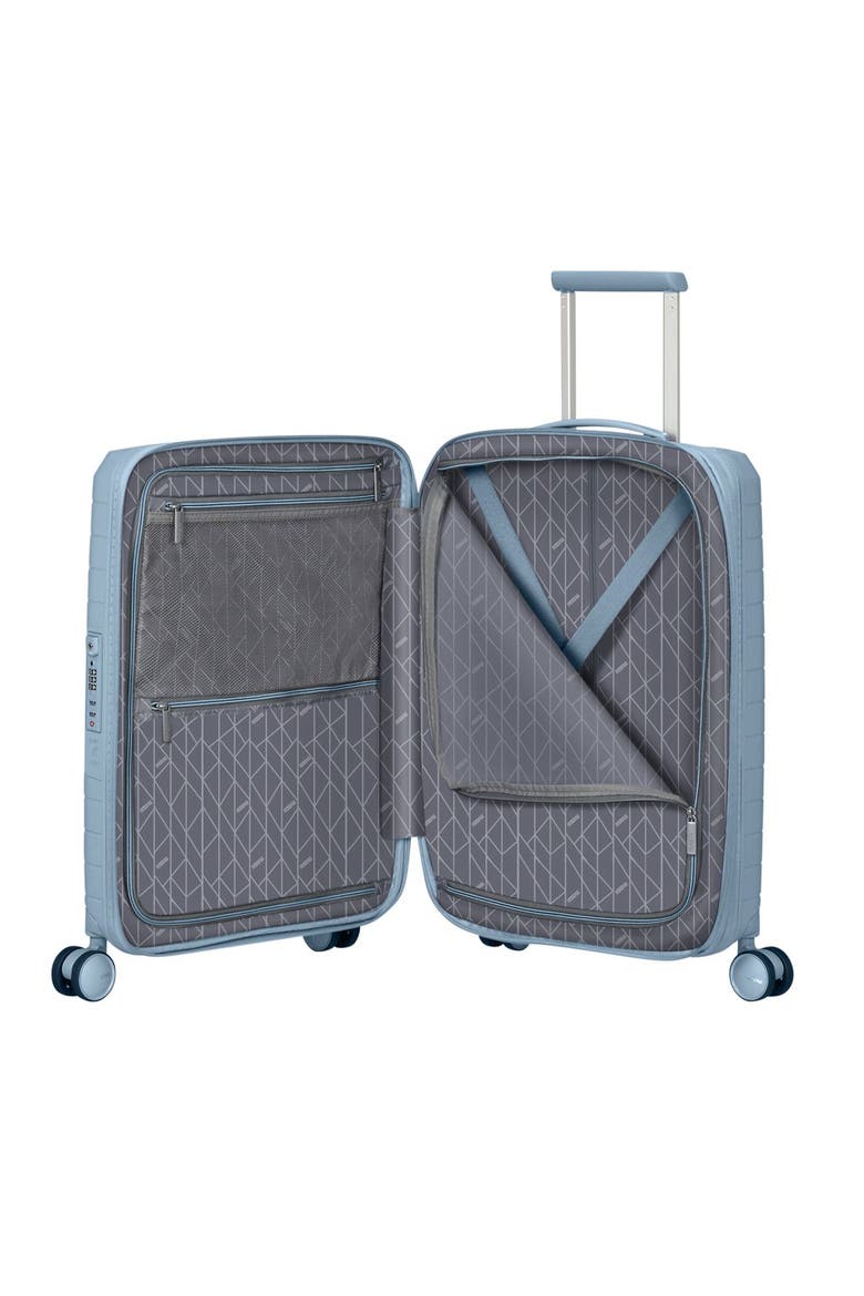 Fastfoward Expandable Hardside 22" Carry On Spinner, Alternate, color, Steel Blue