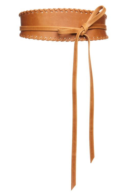 Ada Shanaia Leather Belt in Cognac 