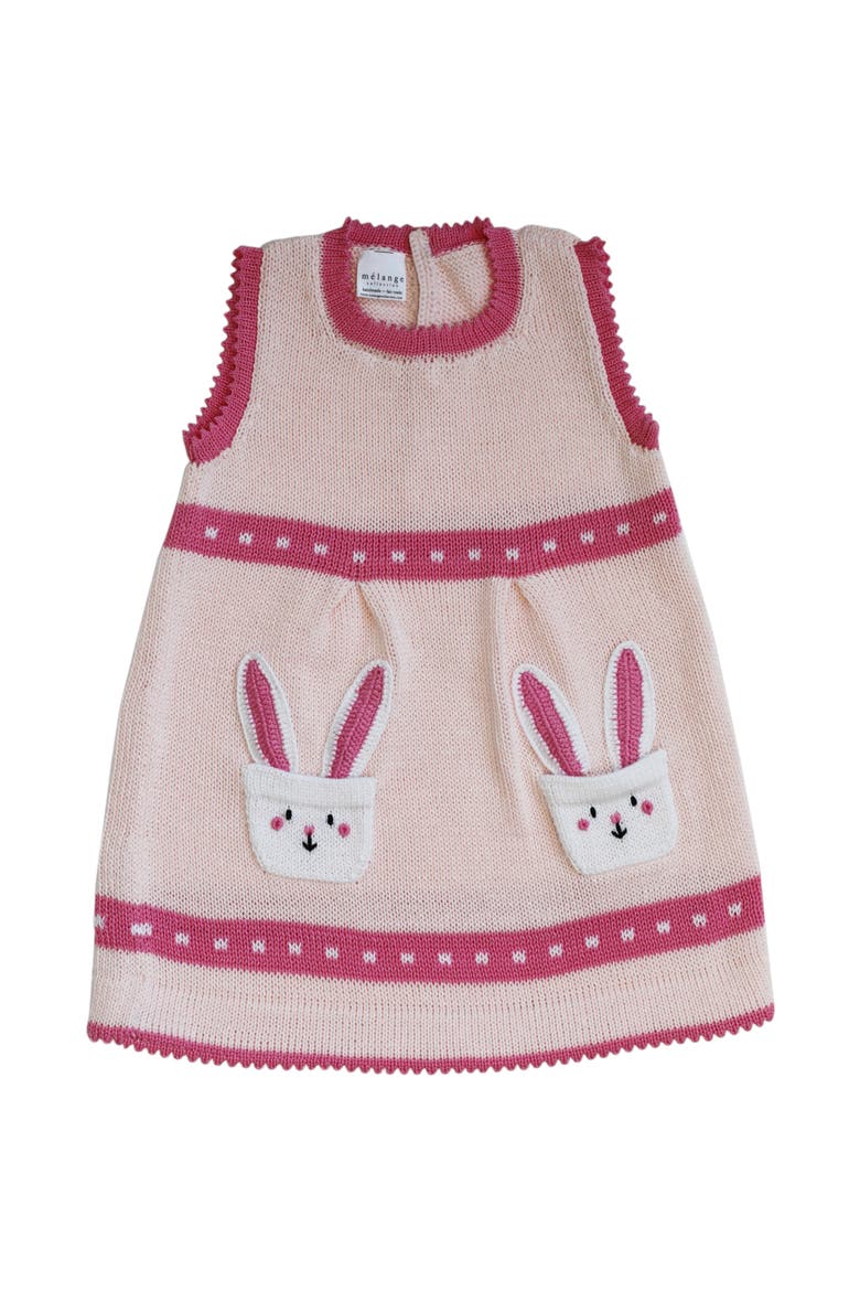 Bunny Pocket Dress, Main, color, Pink