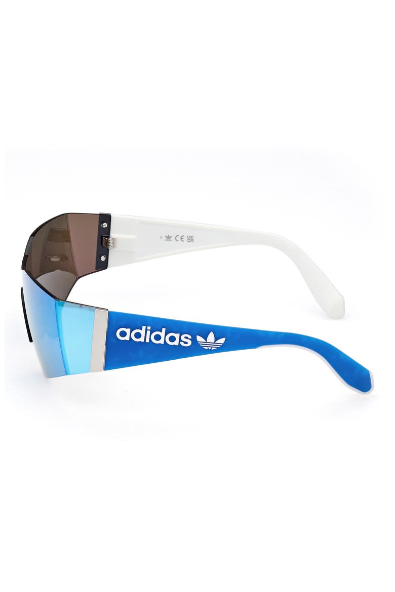 Shield Sunglasses, Alternate, color, MATTE PALLADIUM / BLUE MIRROR