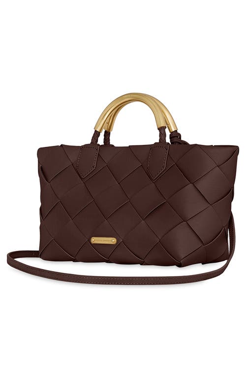 Rebecca Minkoff Mini Frankie Woven Leather Tote