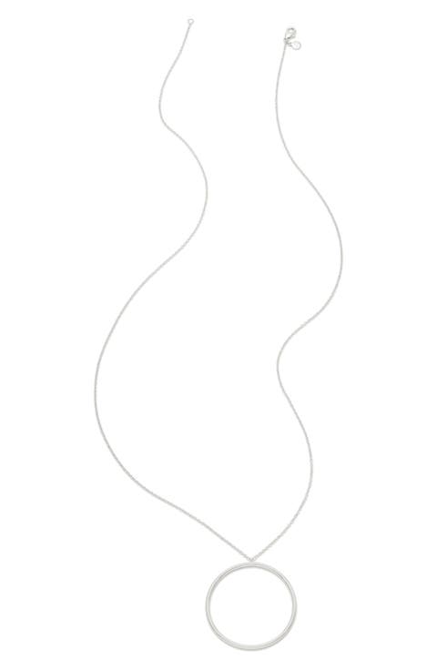 Autumn Circle Pendant Necklace