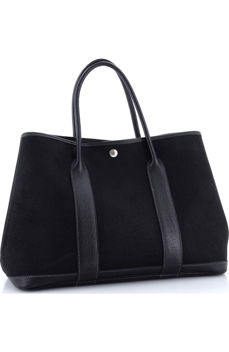 Pre-Owned Hermes Garden Party Tote Toile and Leather 36, Alternate, color,