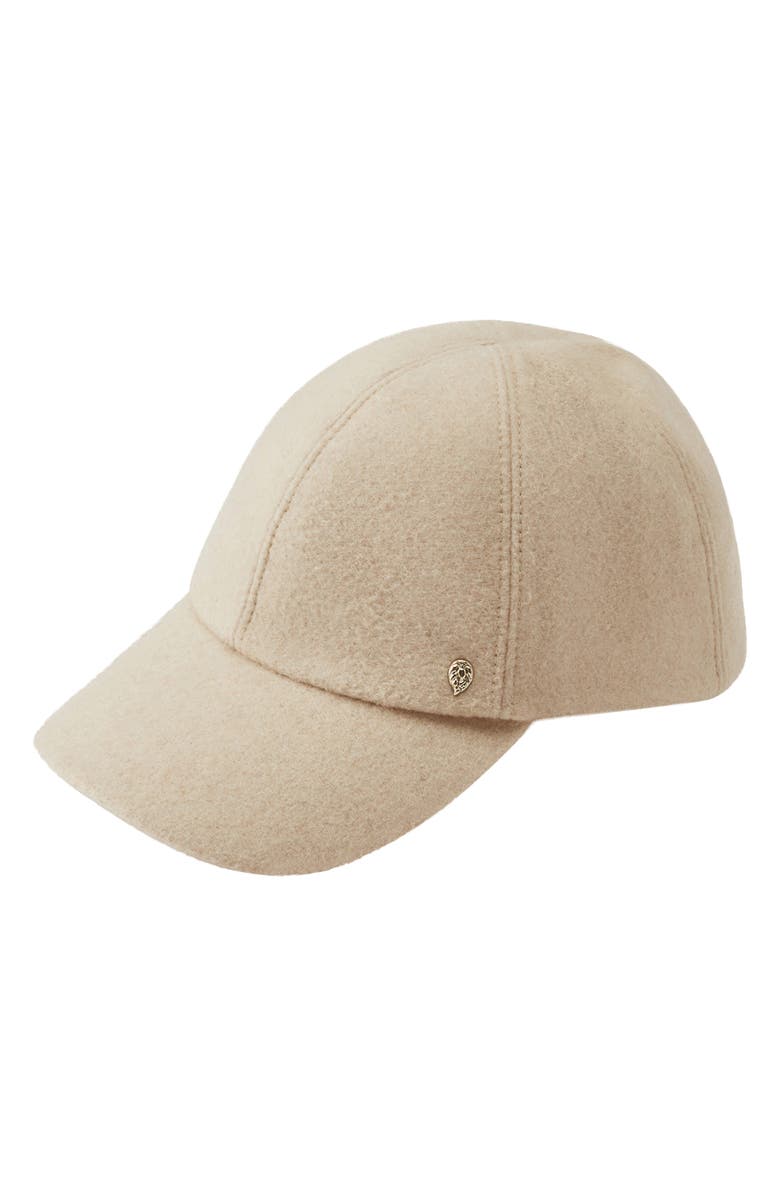 Helen Kaminski Adwa Wool Blend Baseball Hat, Main, color, Oatmeal