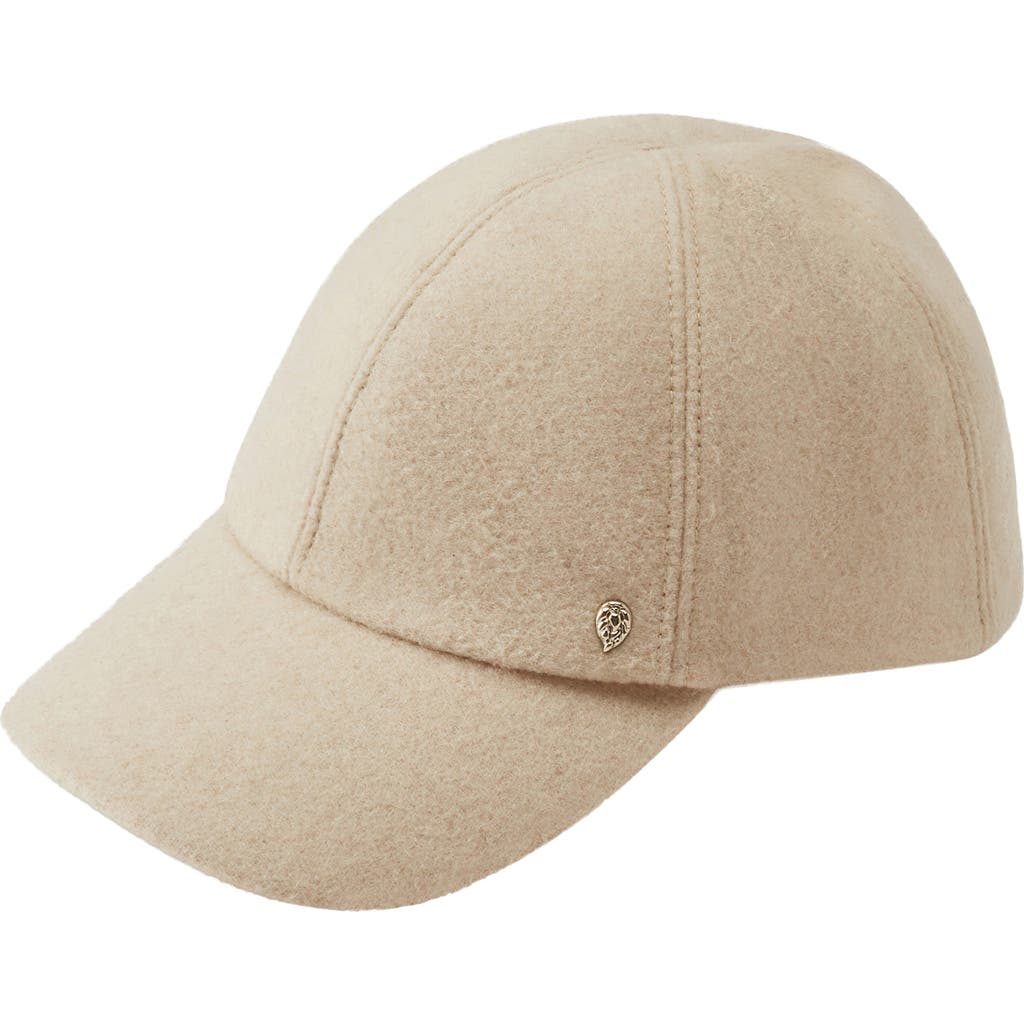 Helen Kaminski Adwa Wool Blend Baseball Hat In Brown