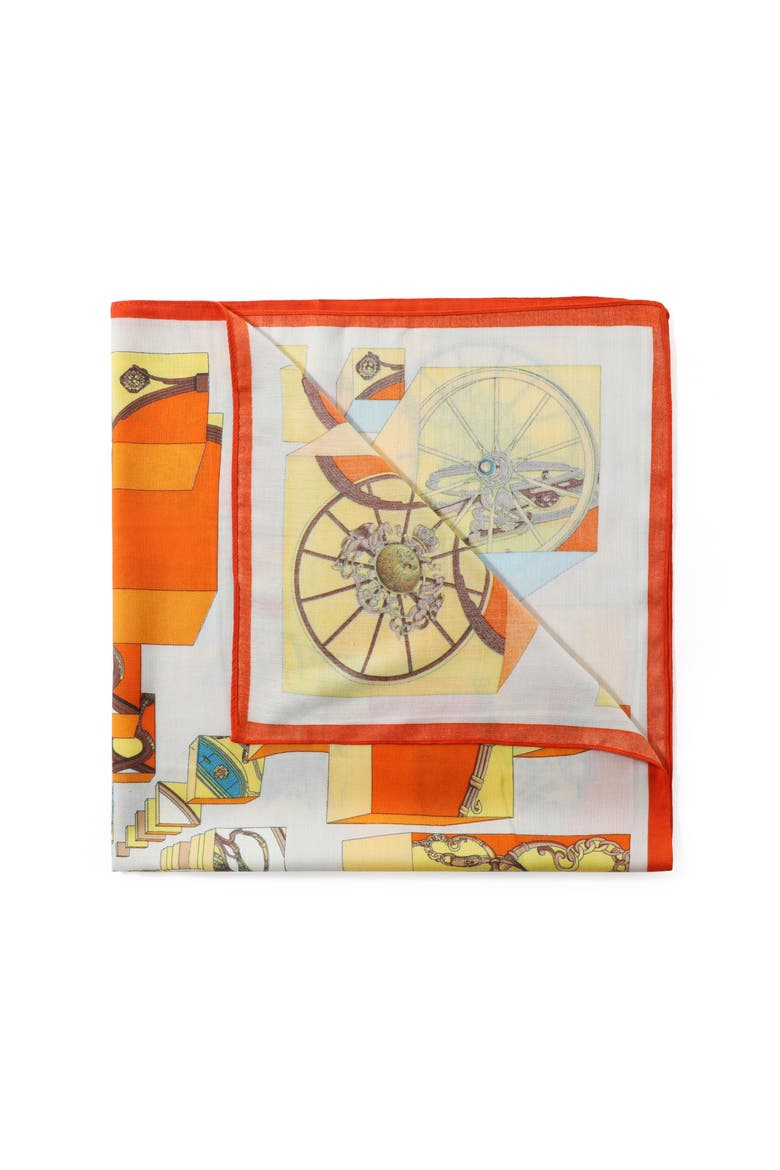 The Palermo Scarf, Alternate, color, Orange