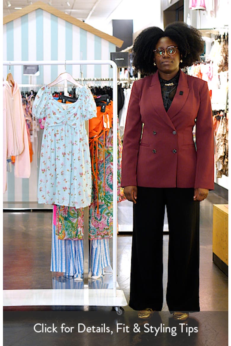 Kids' Floral Puff Sleeve Clip Dot Sundress video