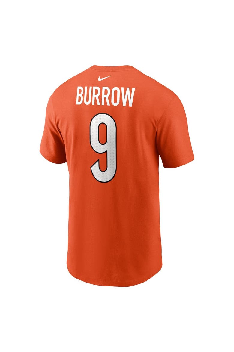 Men's Nike Joe Burrow  Orange Cincinnati Bengals  Player Name & Number T-Shirt, Alternate, color, Orange