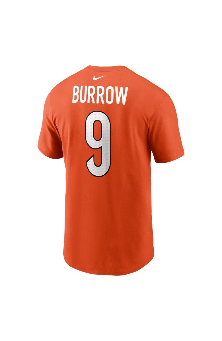 Nike Men's Nike Joe Burrow  Orange Cincinnati Bengals  Player Name & Number T-Shirt, Alternate, color, Orange